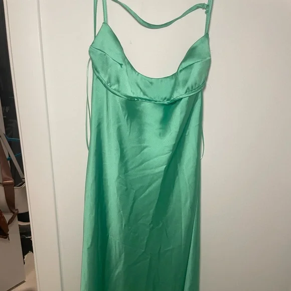 Zara | Dresses | Zara Silk Green Dress | Poshmark Zara | Dresses | Zara Silk Green Dress | Poshmark